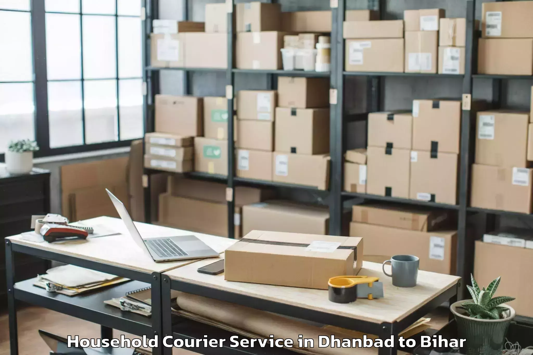 Affordable Dhanbad to Tilka Manjhi Bhagalpur Univers Household Courier